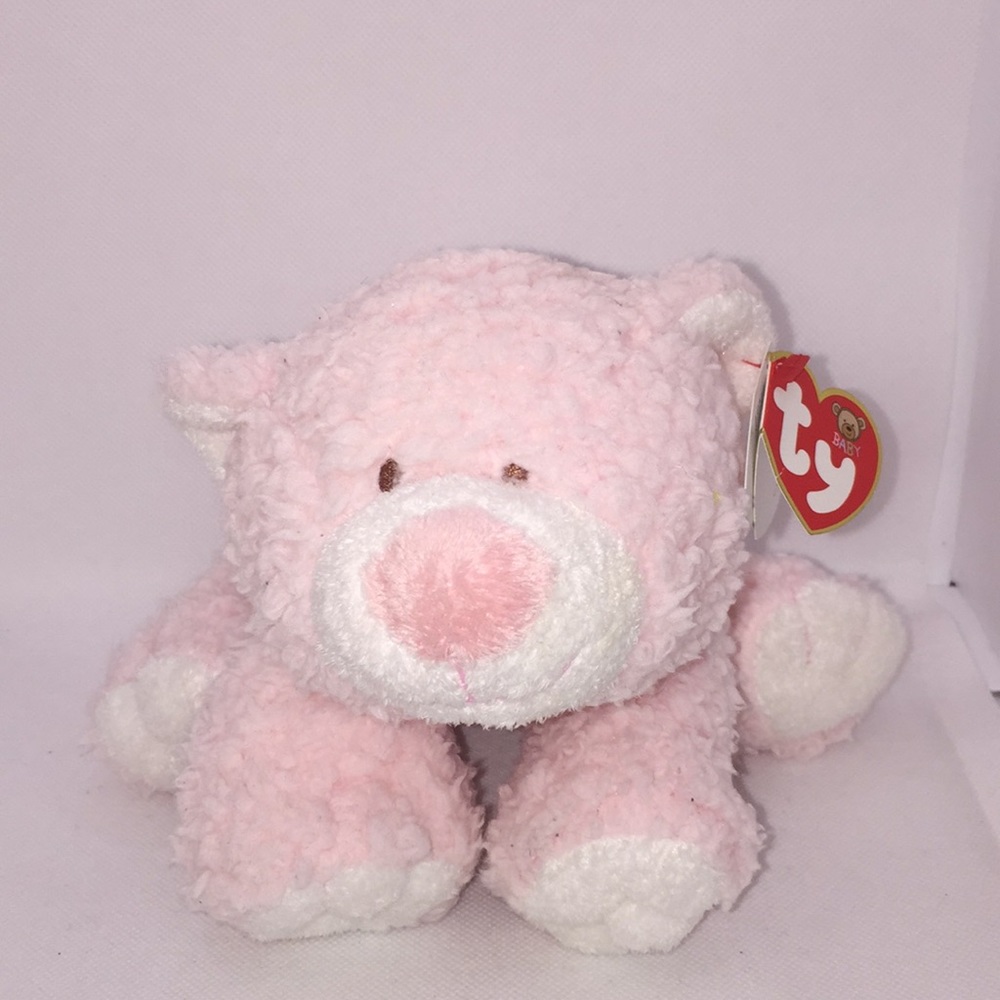 Baby Ty Cubby Cuddles The Bear 9” with Ty Tag